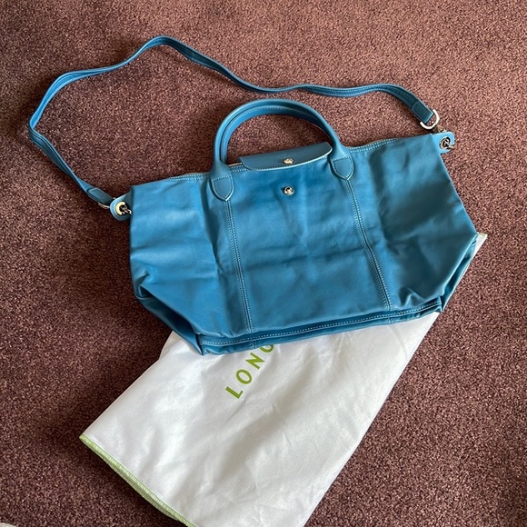 Longchamp Le Pliage Cuir Bag - Picture 6 of 12